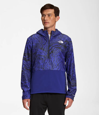 Men's The North Face | Printed Winter Warm ¼-Zip | Lapis Blue