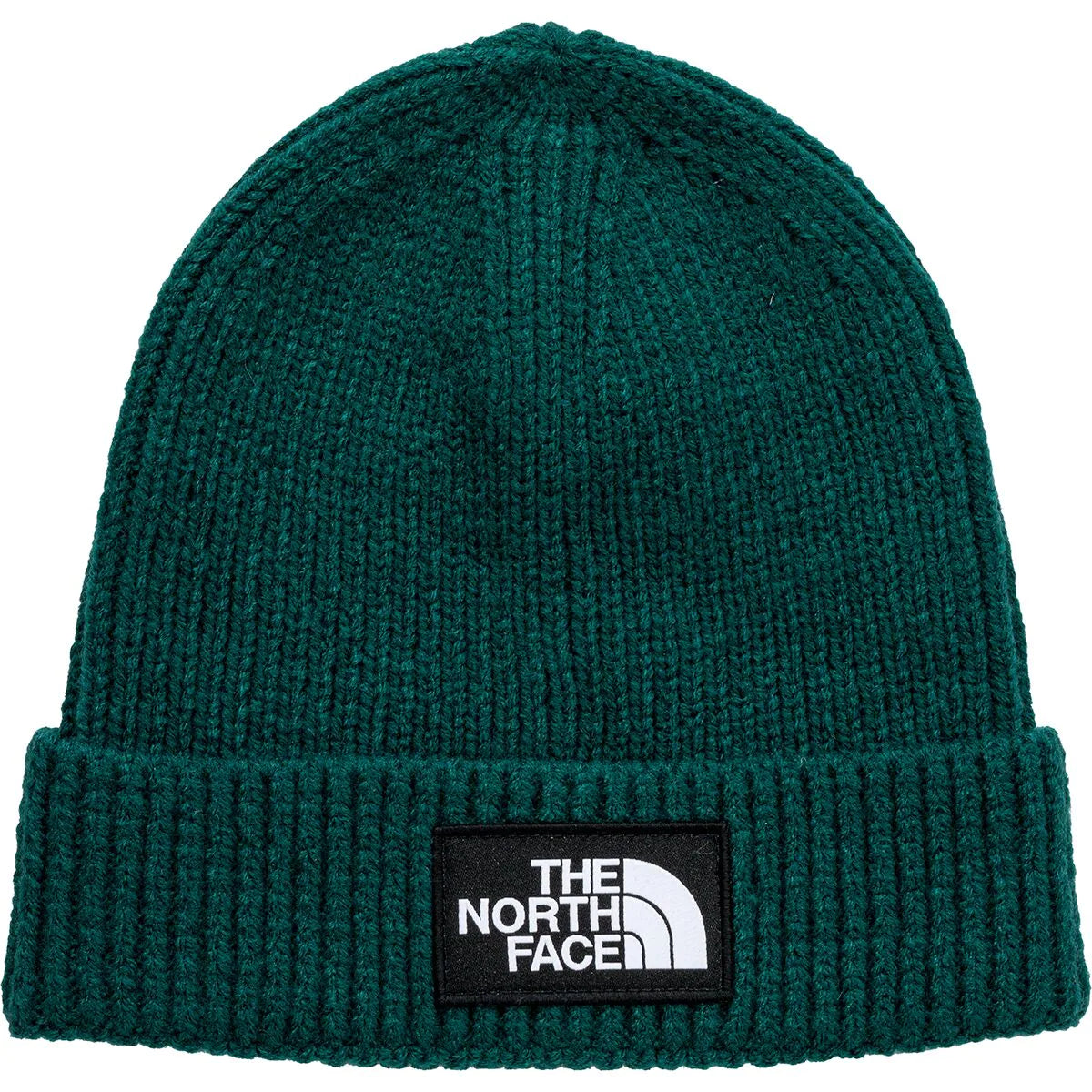 Green north face beanie deals