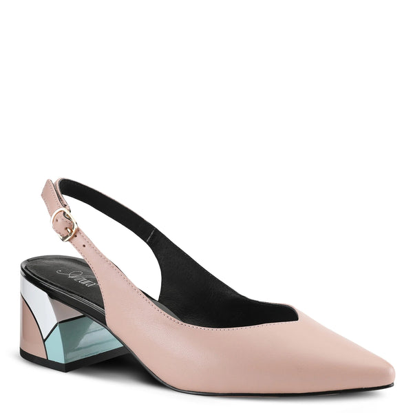 Women's Spring Step | Pretty Slingback Shoe by Azura | Blush