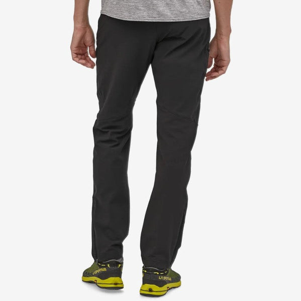 Men's Patagonia | Altiva Trail Pants | Black Back View