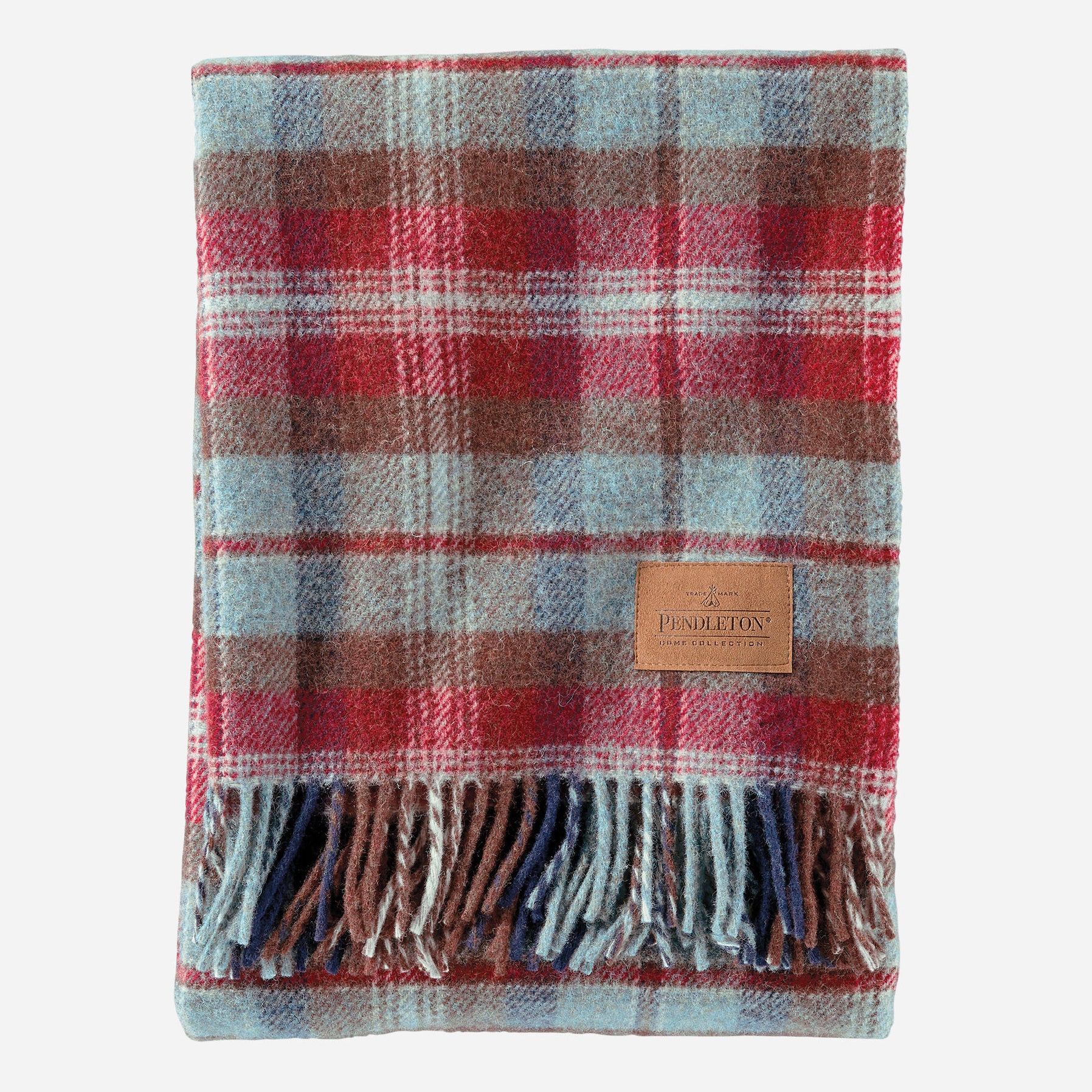 Men s Pendleton Plaid 5TH Avenue Merino Throw Black F.L