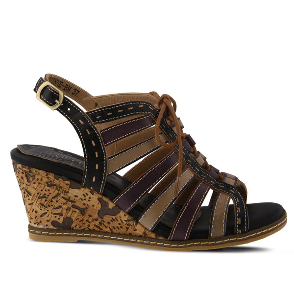 Women's L'Artiste | Quinne Slingback Sandal | Black Multi