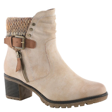 Women's Spring Step | Rene Buckle Bootie | Light Beige