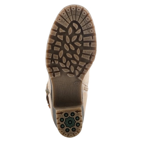 Women's Spring Step | Rene Buckle Bootie | Light Beige