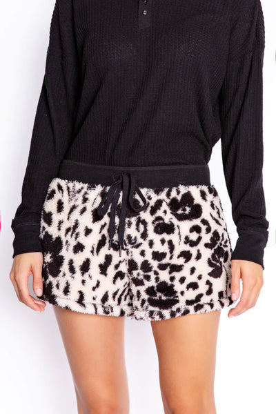 Women's PJ Salvage | Plush Thermal Pajama Shorts | Champagne