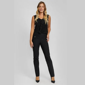Black Raffinalla Pull on pant Front view