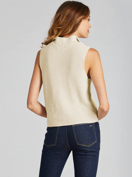 Women's 525 America | Sleeveless Half Zip Sweater | Butter