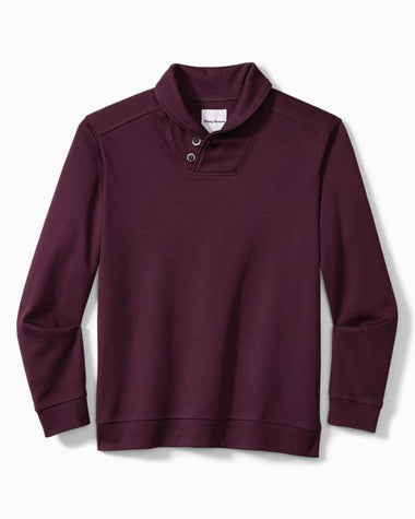 Men's Tommy Bahama | Martinique Shawl Sweatshirt | Rum Berry