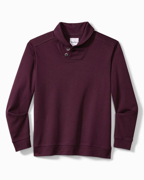 Men's Tommy Bahama | Martinique Shawl Sweatshirt | Rum Berry