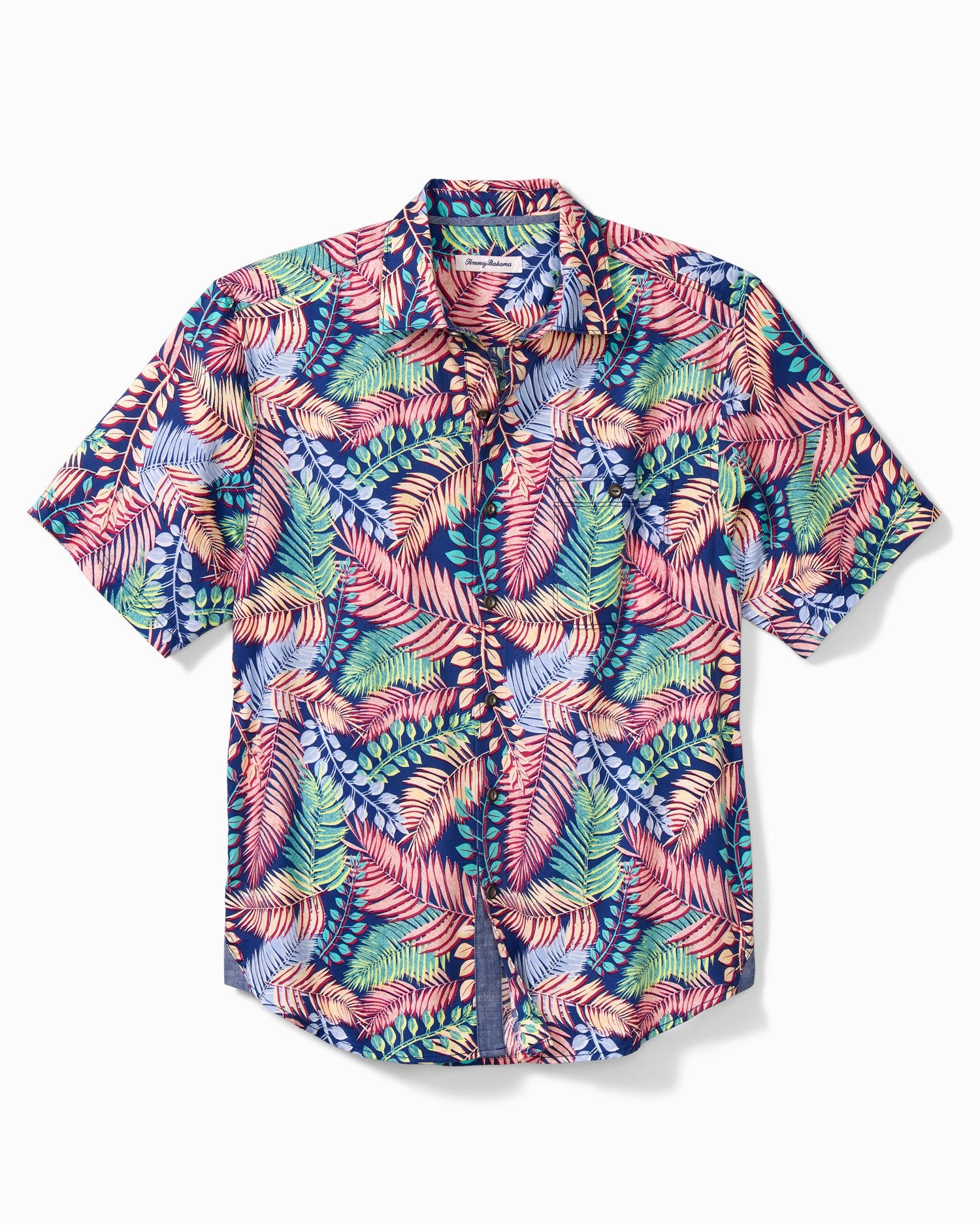 Tommy Bahama Men's Tortola Fuego Camp Shirt - Dark Blue Muse Tommy Bahama Men's Tortola Fuego Camp Shirt - Dark Blue Muse