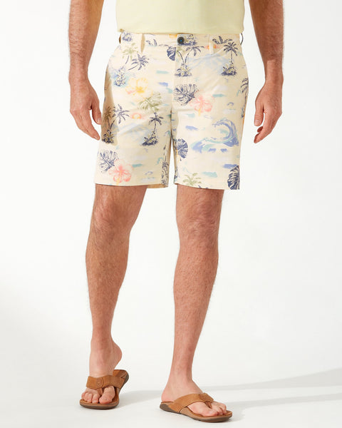 Tommy Bahama | Aloha Fairway IslandZone® 8-Inch Shorts | Bleached Sand