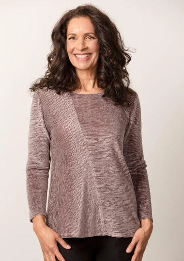 Women's Habitat | Crinkle Velvet Pullover | Slate