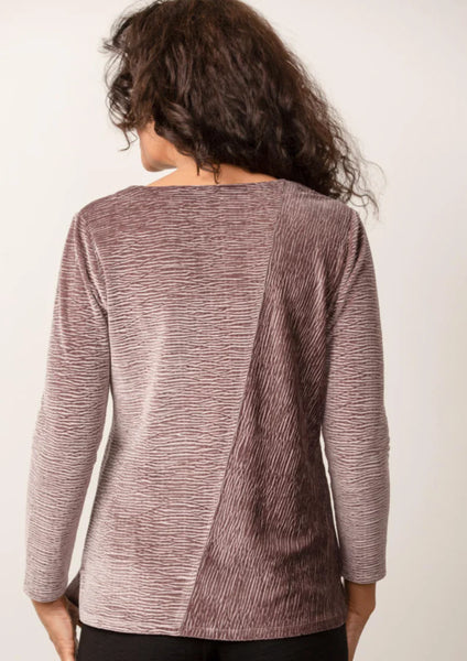 Women's Habitat | Crinkle Velvet Pullover | Slate