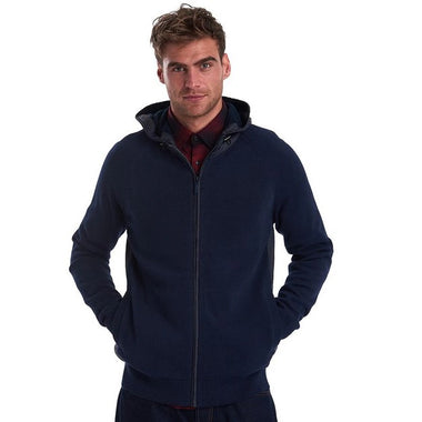 Men's Barbour | Rampside Hooded Knit Sweater | Navy - FL Crooks