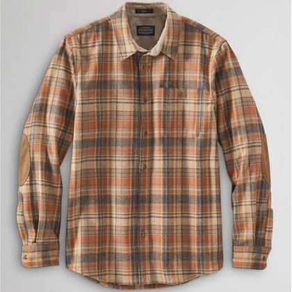 Men's Pendleton | Plaid Trail Shirt | Brown Copper Gold