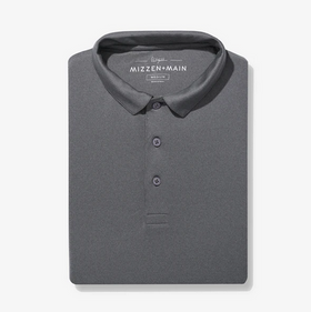 Men's Mizzen and Main | Phil Mickelson Polo | Charcoal Heather