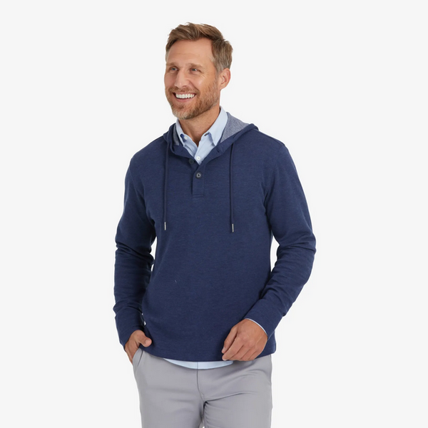 Men's Mizzen + Main | Fairway Hoodie | Navy