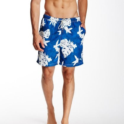 Men's Tommy Bahama | Naples Sun Shadow Swim Trunk | Bright Cobalt