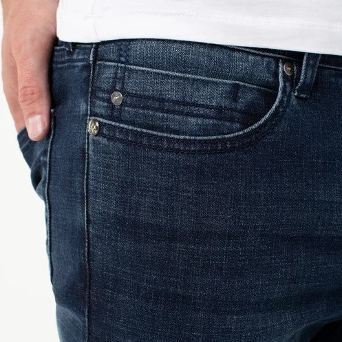 Men's Liverpool | Kingston Modern Slim Straight With Coolmax | Palo Alto Dark - FL Crooks