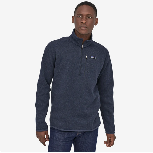 Men's Patagonia | Better Sweater Quarter Zip Fleece | New Navy