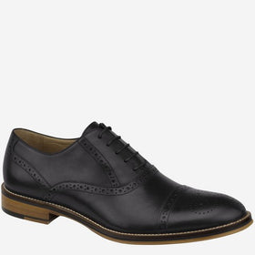 Men's Johnston & Murphy | Conard Cap Toe | Black Calfskin