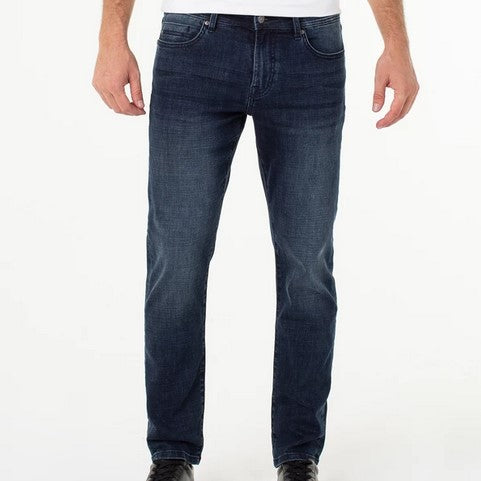 Men's Liverpool | Kingston Modern Slim Straight With Coolmax | Palo Alto Dark - FL Crooks