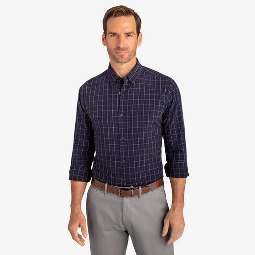 Men's Mizzen + Main | Redding Performance Sport Shirt | Navy Check