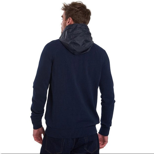 Men's Barbour | Rampside Hooded Knit Sweater | Navy - FL Crooks