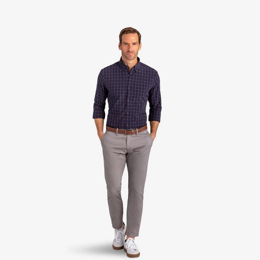 Men's Mizzen + Main | Redding Performance Sport Shirt | Navy Check