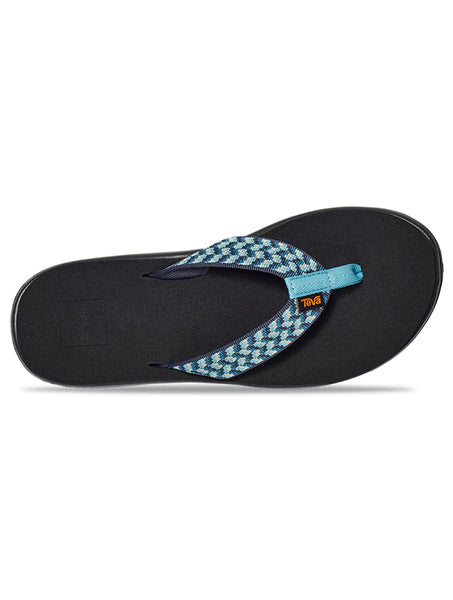 Women's TEVA | Voya Flip Flop Sandal | Paint Tracks Blue