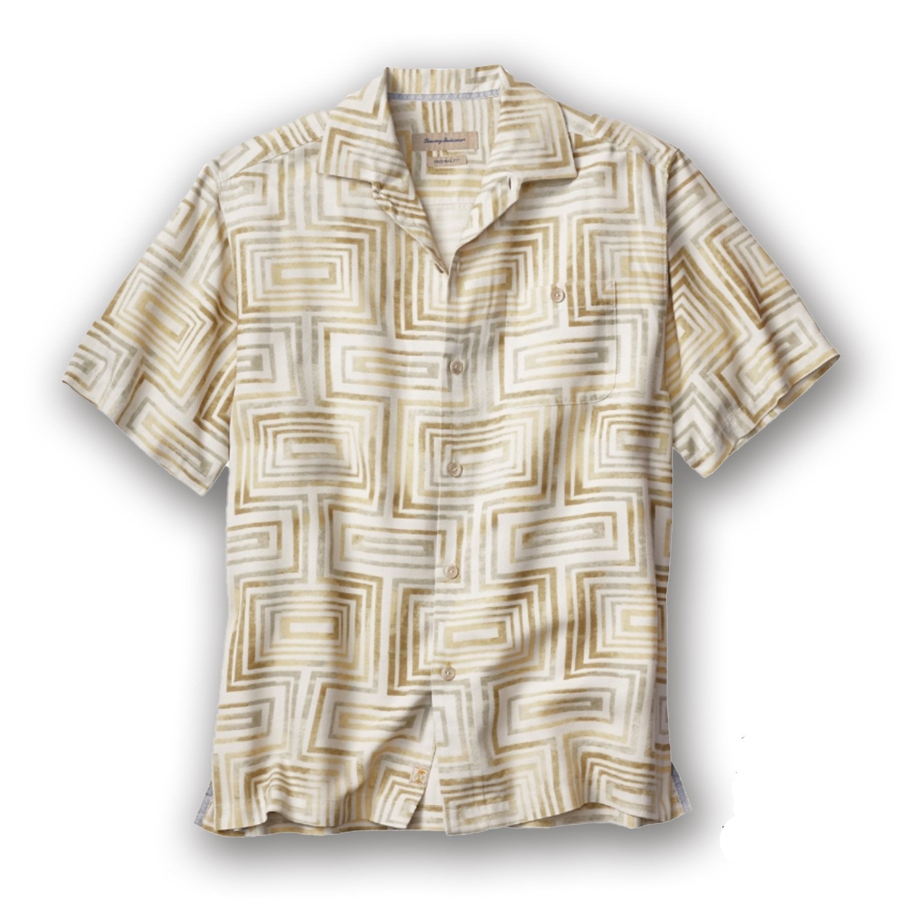 Men's Tommy Bahama | Vintage Geo-Tactic Camp Shirt | Continental
