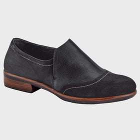 Women's Naot | Angin Slip On Shoe | Black Velvet Nubuck