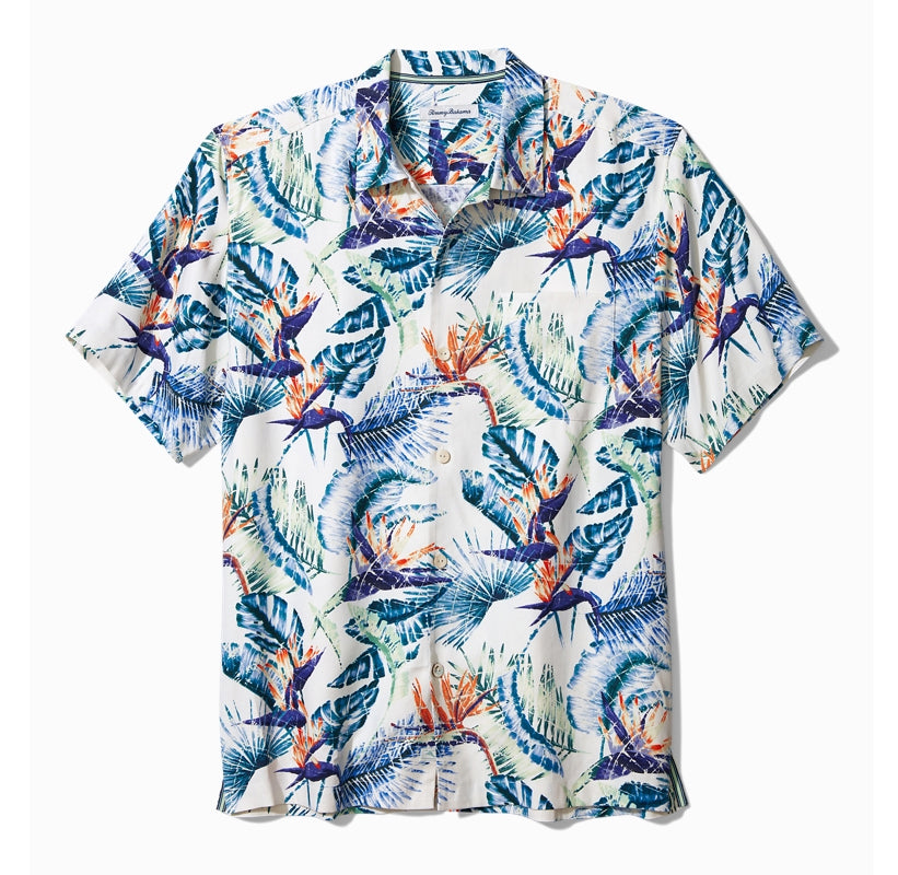 Tommy Bahama Men's Travel Tropics Camp Shirt - Continental - Size S