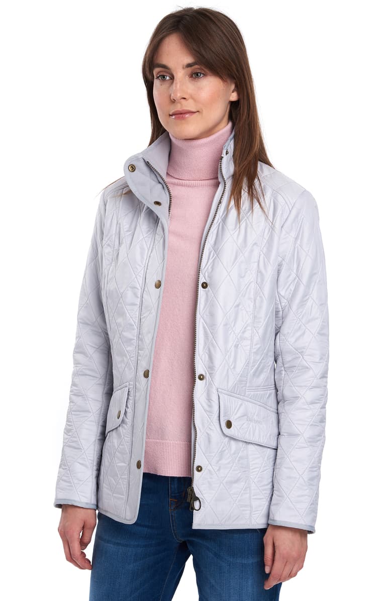 Barbour Clothing Barbour Beaufort Jacket Womens Silver Barbour Wax