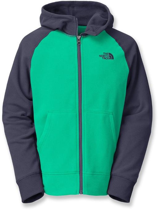 Boys' North Face | Glacier Full Zip | Billiard Green - F.L. CROOKS.COM