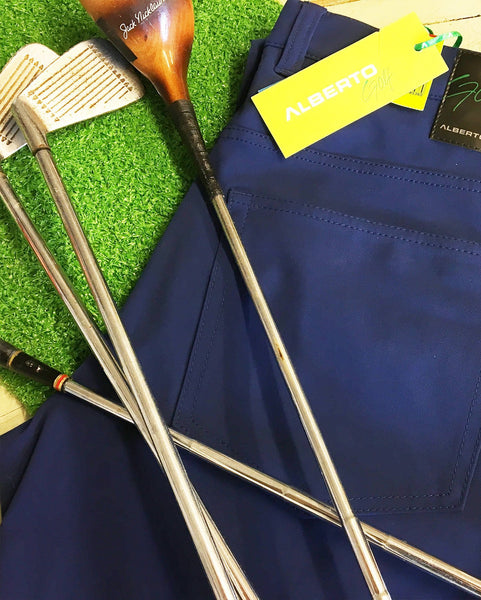 Men's Alberto | Golf | Modern Fit | Pro 3xDry | Blue | 5535-890-1131 - FL Crooks