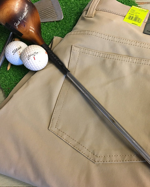 Men's Alberto | Golf | Modern Fit | Pro 3xDry | Khaki | 5535-530-1131 - FL Crooks