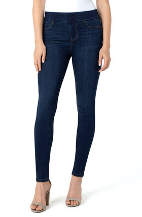 Women's Liverpool | Sienna Leggings | Naval Blue Geo