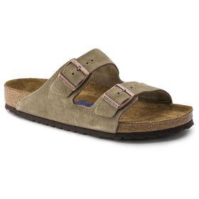 Men's Birkenstock | Arizona Sandal - Soft Footbed | Taupe - FL Crooks