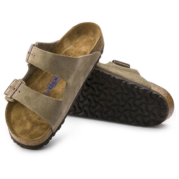 Men's Birkenstock | Arizona Sandal - Soft Footbed | Taupe - FL Crooks