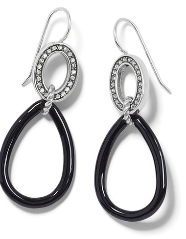 Women's Brighton | Neptune's Rings Night French Wire Earrings | Silver