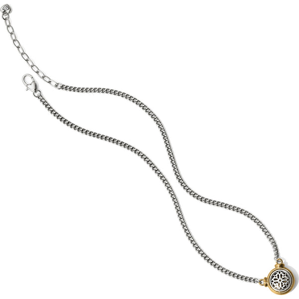 Women's Brighton | Ferrara Two Tone Short Necklace | Silver