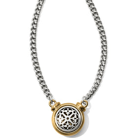 Women's Brighton | Ferrara Two Tone Short Necklace | Silver
