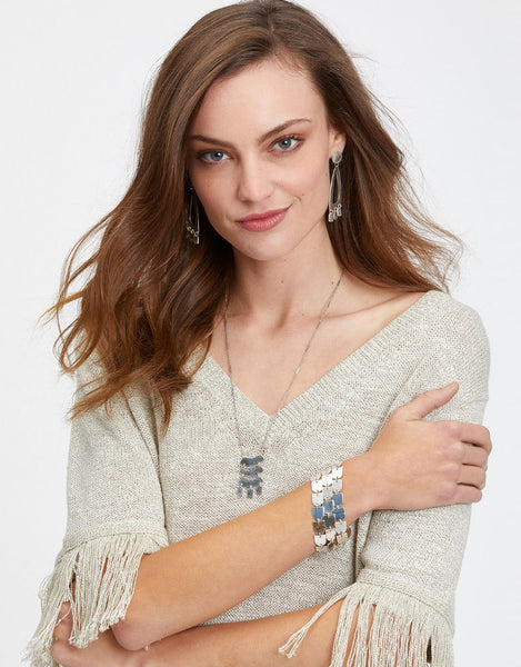 Women's Brighton | Marrakesh Soleil Wide Bracelet | Silver