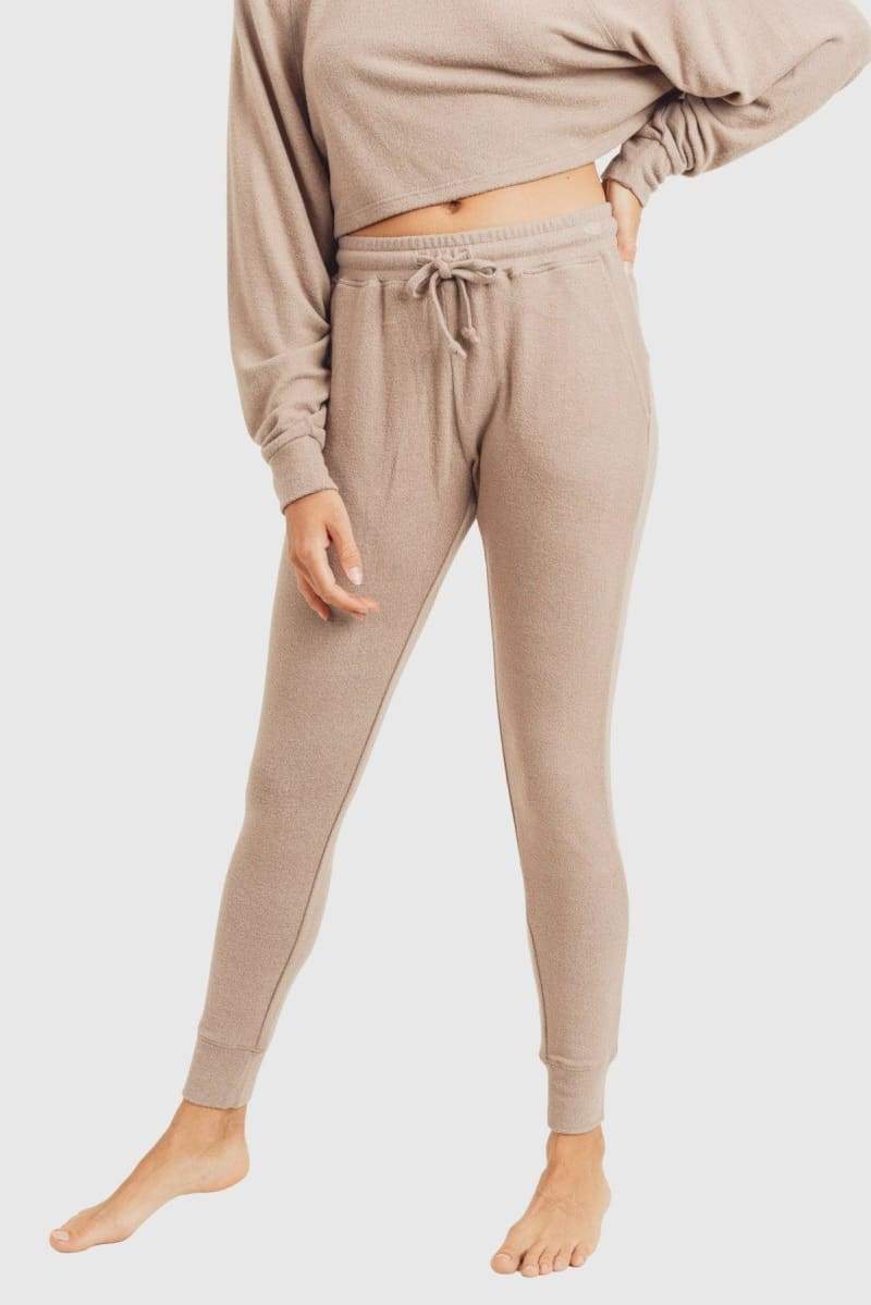 Women s Mono B Soft Cloud Joggers Mushroom F.L. CROOKS.COM