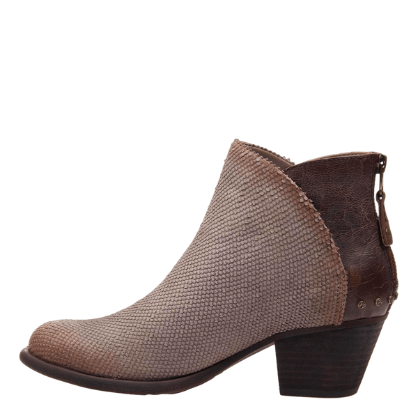Women's OTBT | Compass Western Style Ankle Bootie | Dark Taupe