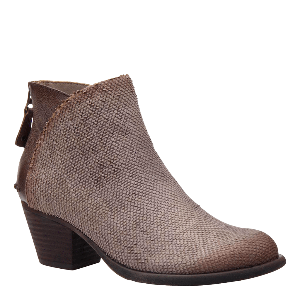 Women s OTBT Compass Western Style Ankle Bootie Dark Taupe