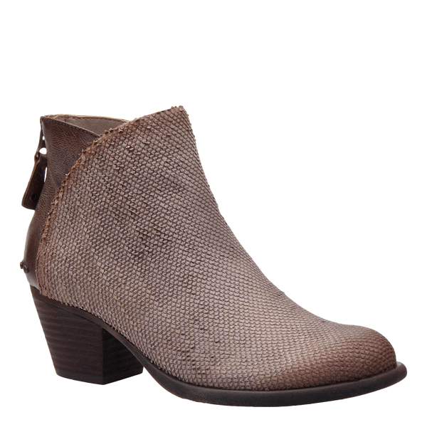 Women's OTBT | Compass Western Style Ankle Bootie | Dark Taupe