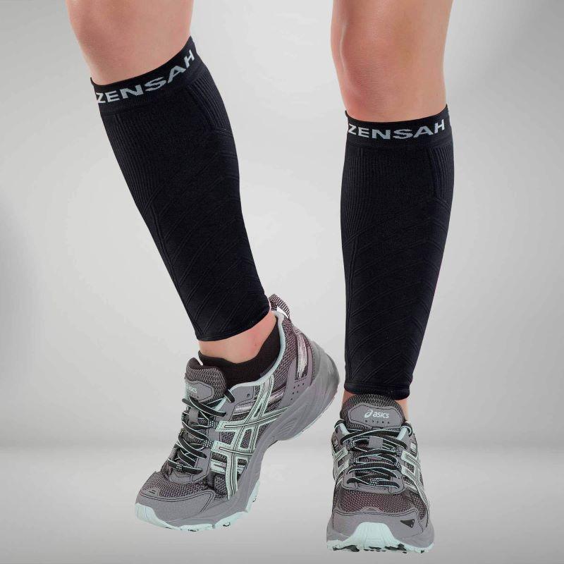 Zensah Compression Leg Sleeve Grey