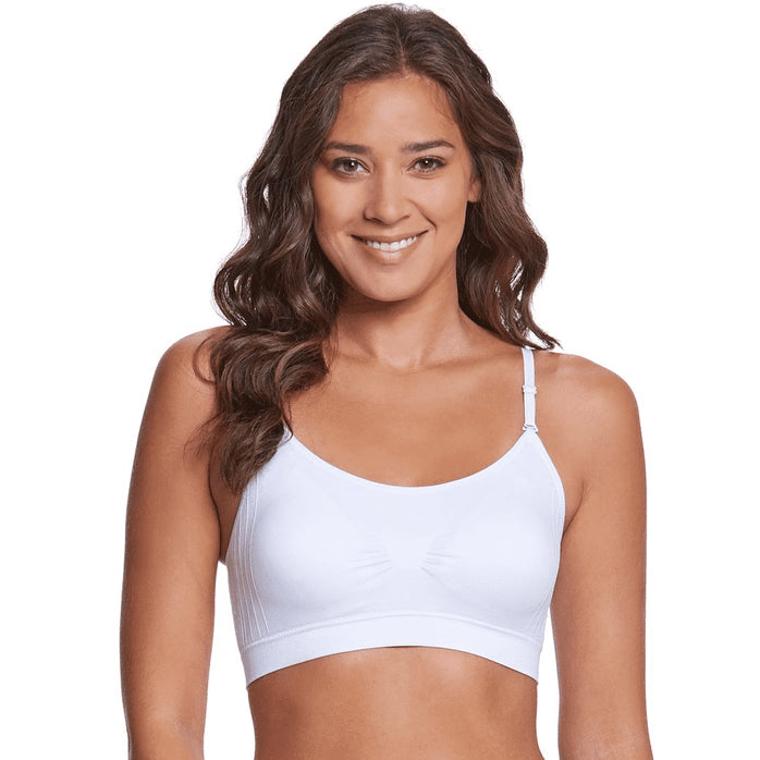 Buy Coobie Seamless Scoopneck Bra,White,Full Size at